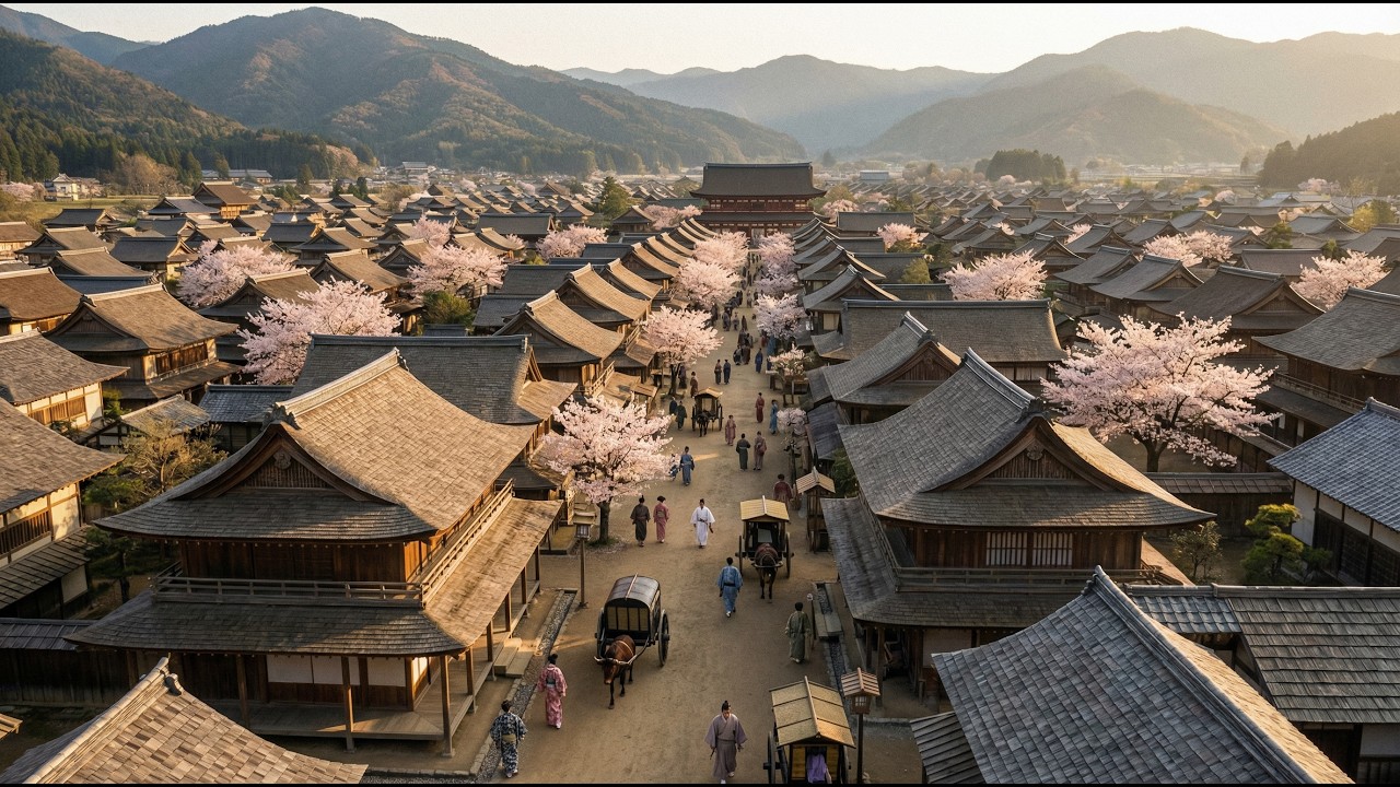 平安タイムスリップまるで実写？1000年前の日本を歩く。平安京タイムスリップ映像 | Time Travel to 10th Century Japan: Heian-kyo