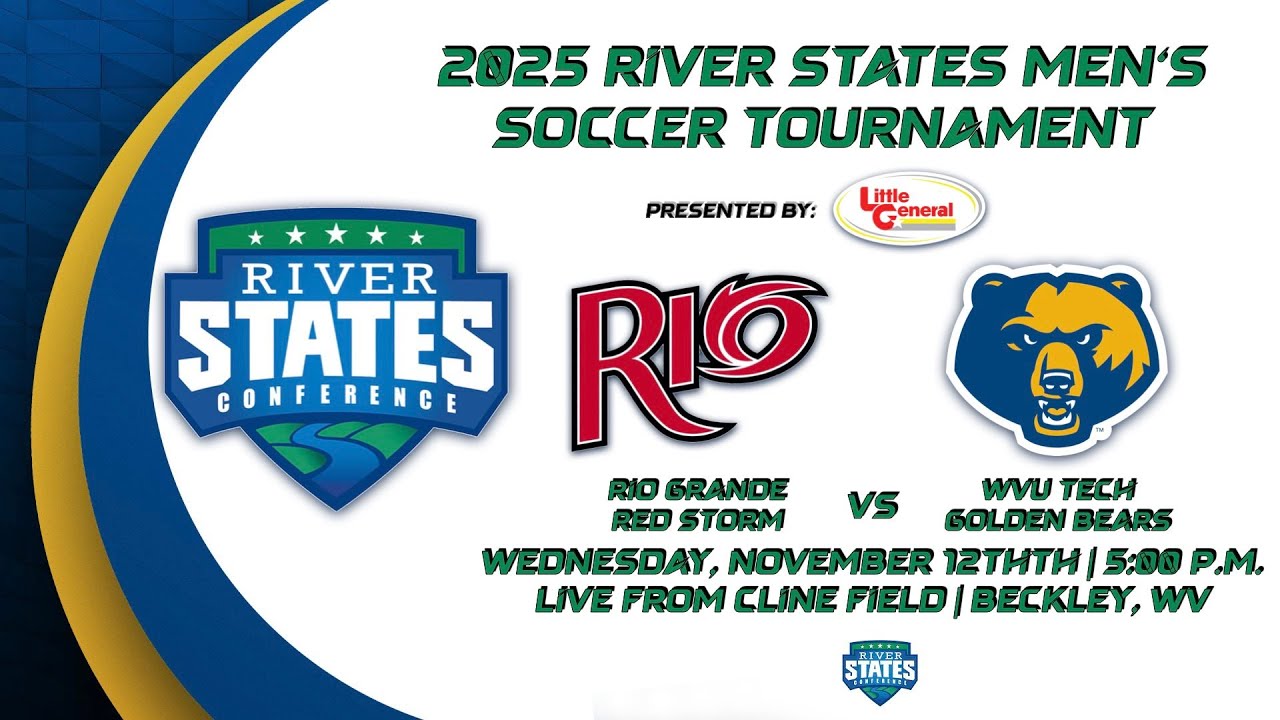 RIO GRANDE RED STORM  VS. WVU TECH GOLDEN BEARS | 2025 RIVER STATES SOCCER CHAMPIONSHIP