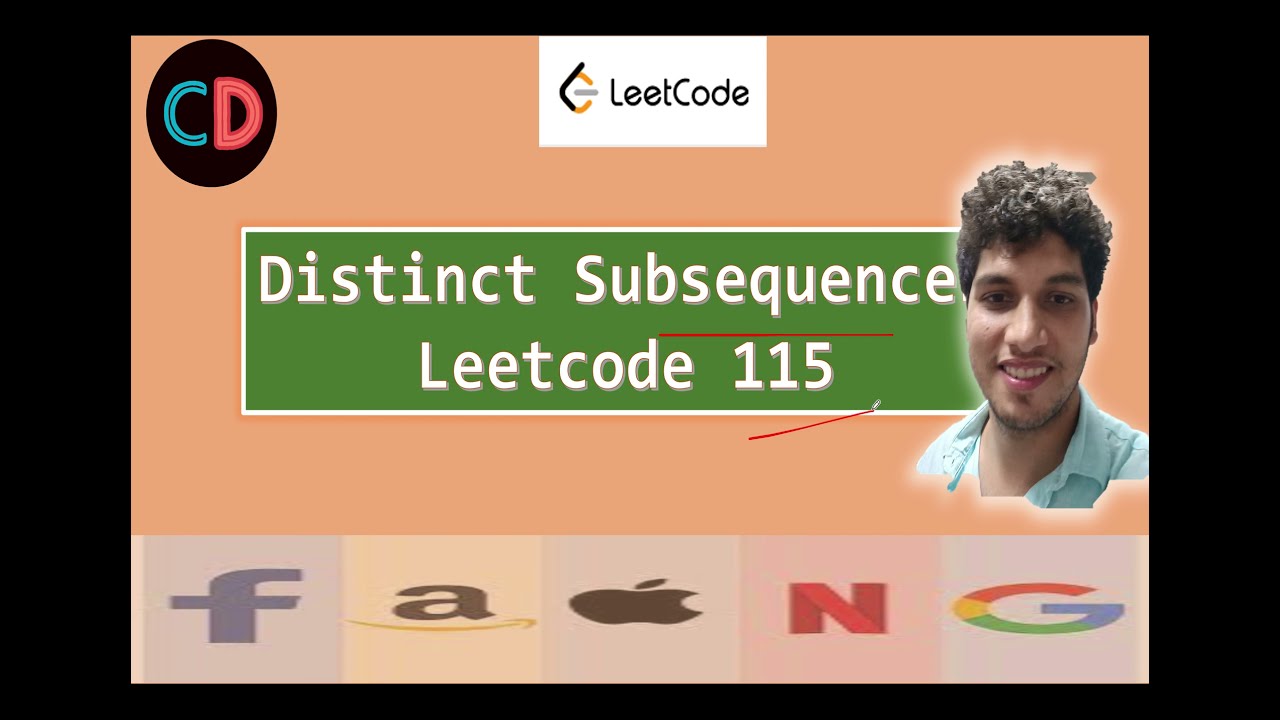 Distinct Subsequences | Leetcode 115 | Live coding session