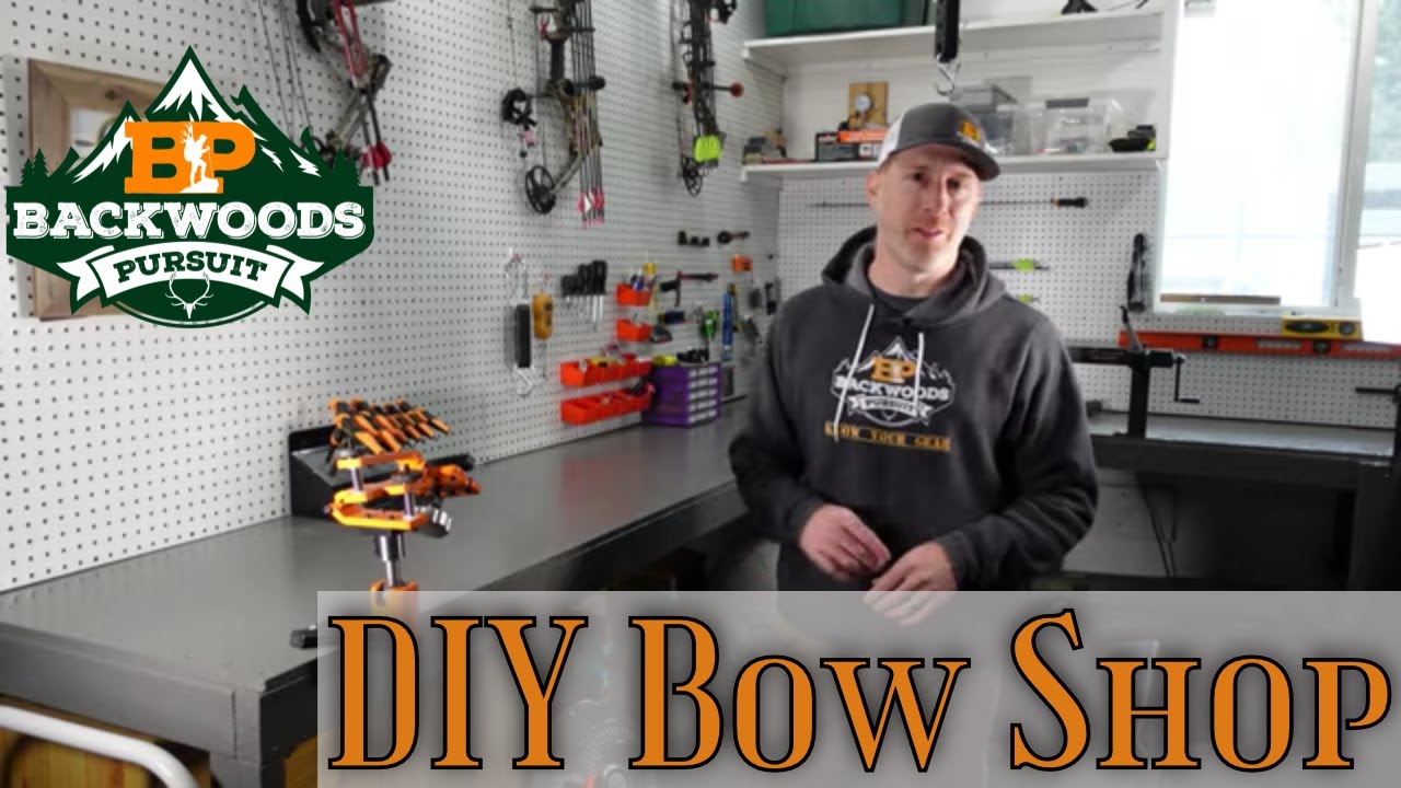 DIY Garage Bow Shop Setup | My Home Bow Shop Setup