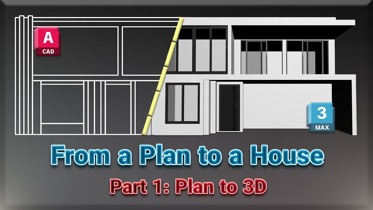 Master 3D House Design with AutoCAD & 3ds Max: A Step-by-Step Guide!