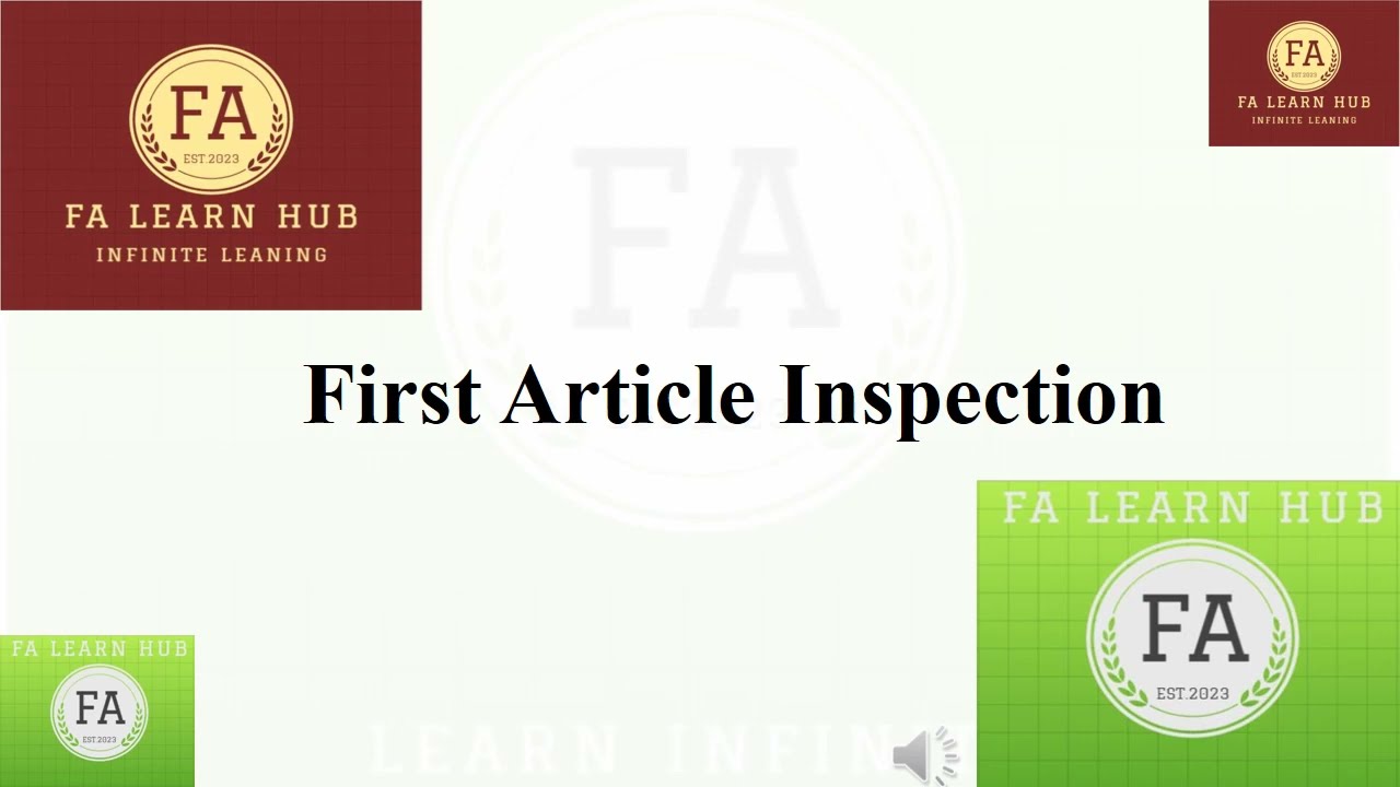 First Article Inspection | FAI | FAI as per AS9102:C|