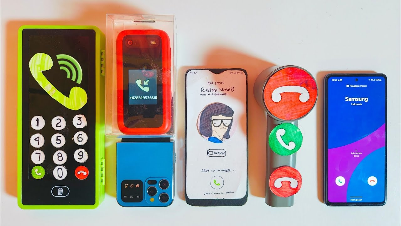 DrawingPad Calling on NOKIA 2660, iPhone flip, Xiaomi Note 8, Fan phone, Samsung A52