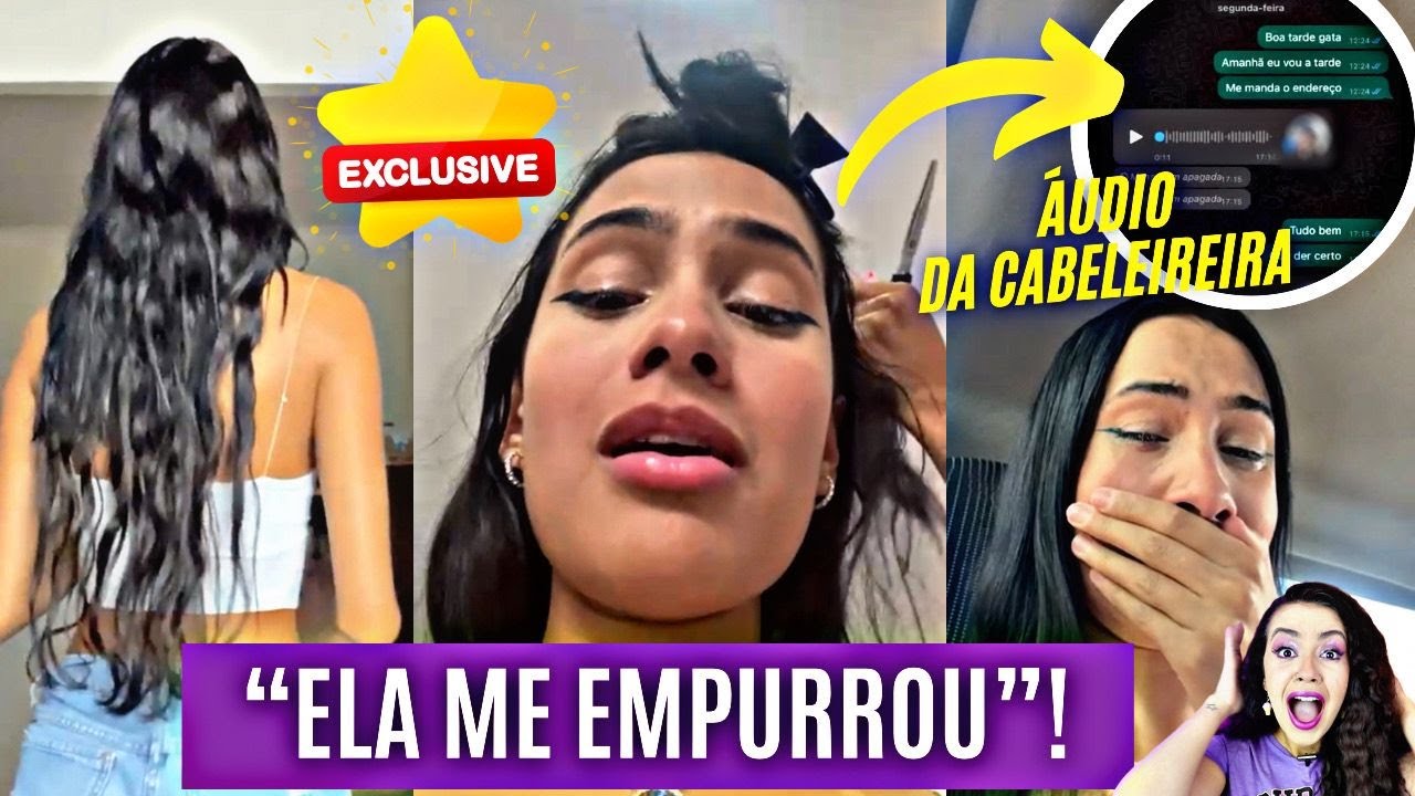 QUEBRA PAU NO SALÃO! CABELEIREIRA E CLIENTE BRIGAM FEIO POR MEGA HAIR! COM IMAGENS E AUDIOS!