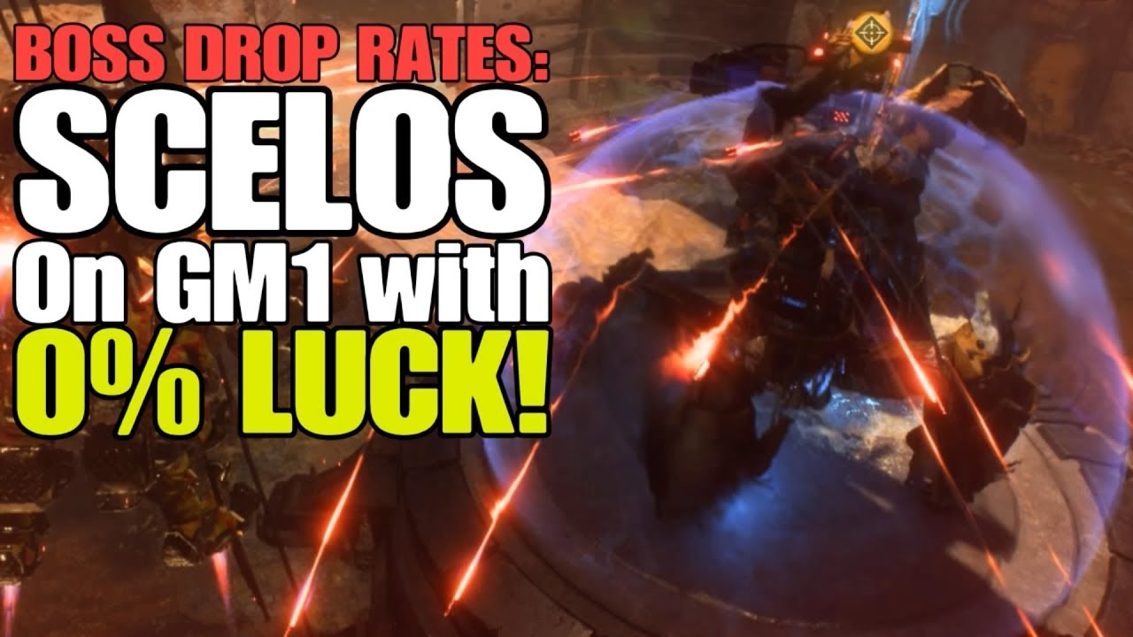 Anthem - Scelos Drop Rates on GM1 with 0% LUCK! (Patch 1.0.4.02)