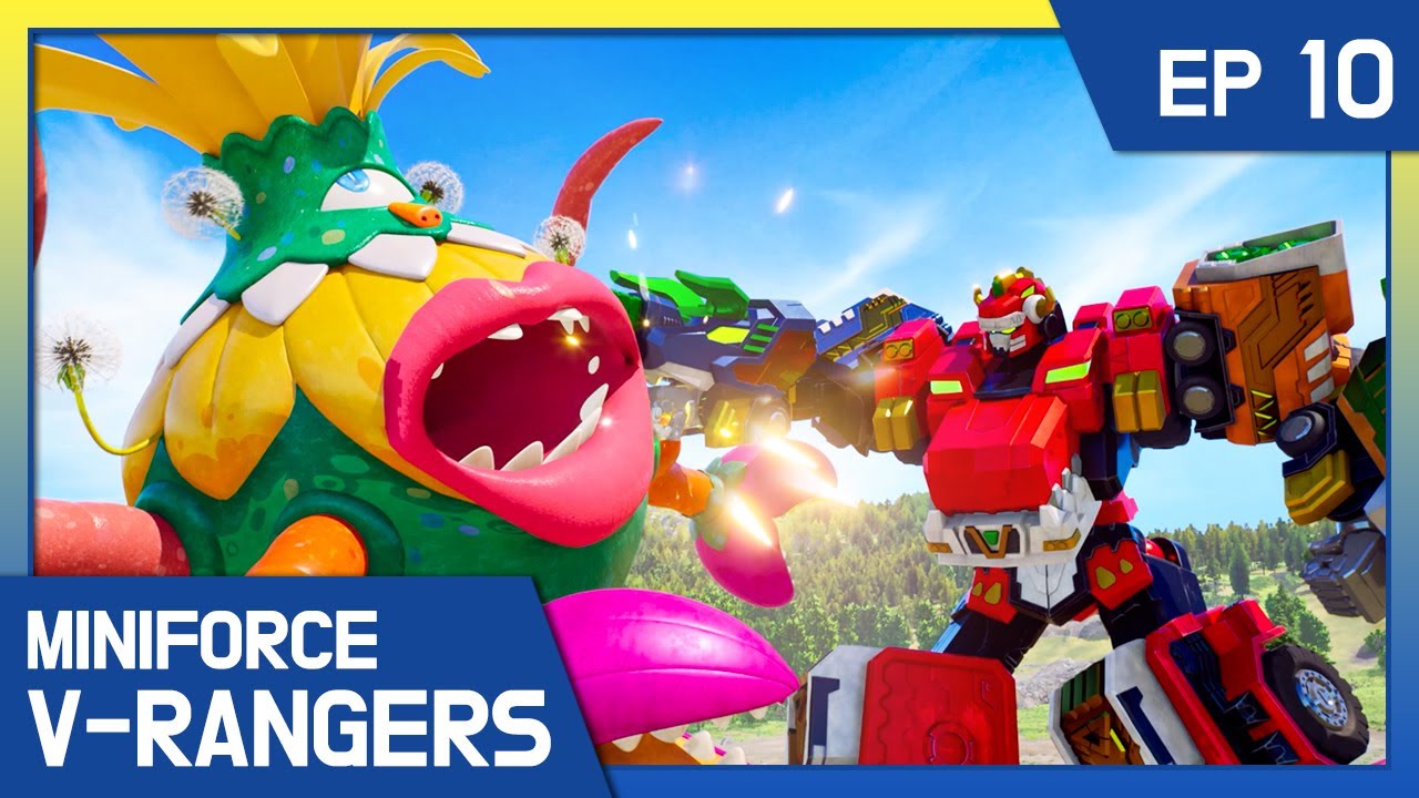[Miniforce V-Rangers] ❇️Ep.10 Attack of the Dandelion Monster