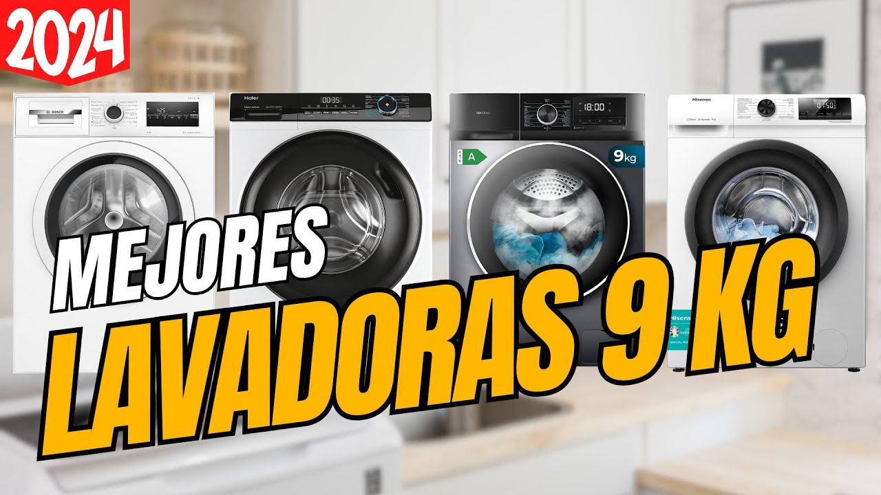 LA MEJOR LAVADORA 9 KG de 2024 ¡Comparativa COMPLETA y OFERTAS para AHORRAR!