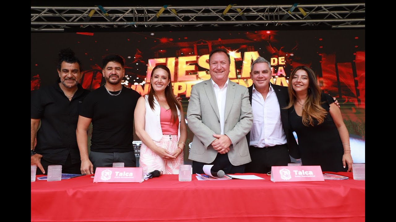XIII Fiesta de la Independencia Talca 2026 confirma cartel estelar, acceso gratuito