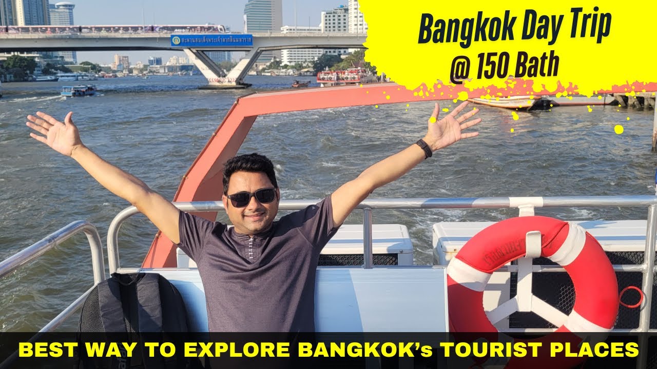 Bangkok One Day Trip for 150 Baht | Explore Bangkok Top Tourist Spots by Hop-On Hop-Off River Boat