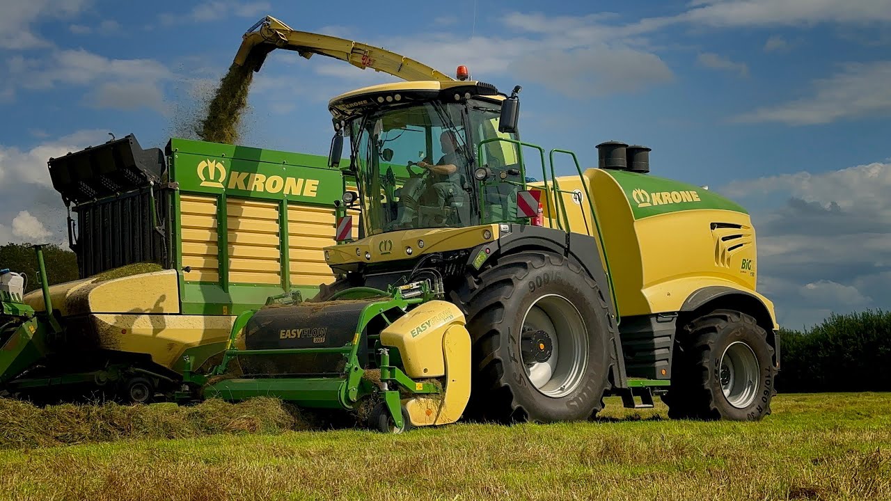 1156 PS in Action!! - Krone BIG X 1180 beim Grashäckseln | Lohnunternehmen Ruge (4K)