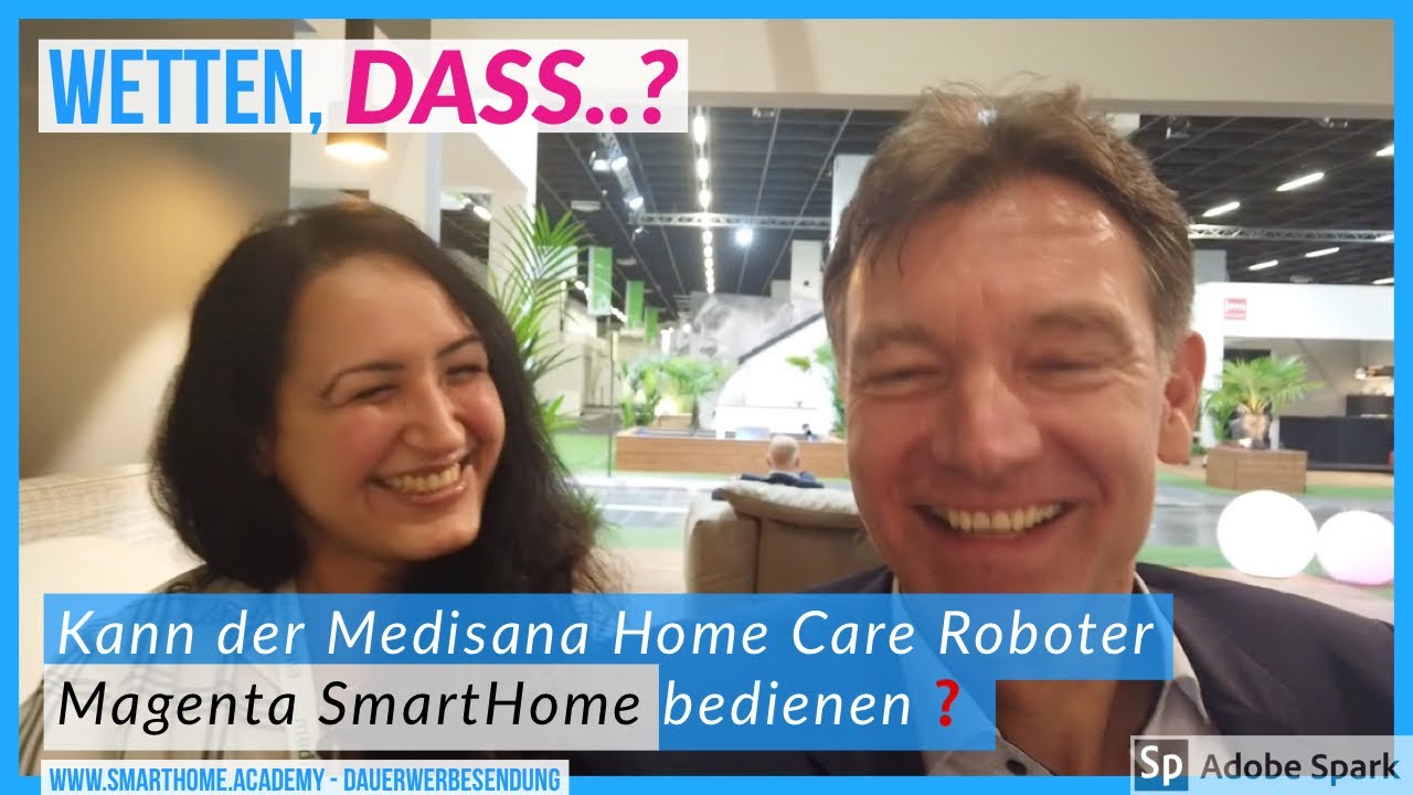 Medisana Home Care Robot steuert Licht & Jalousien per Magenta SmartHome┃imm 2020, 10/13
