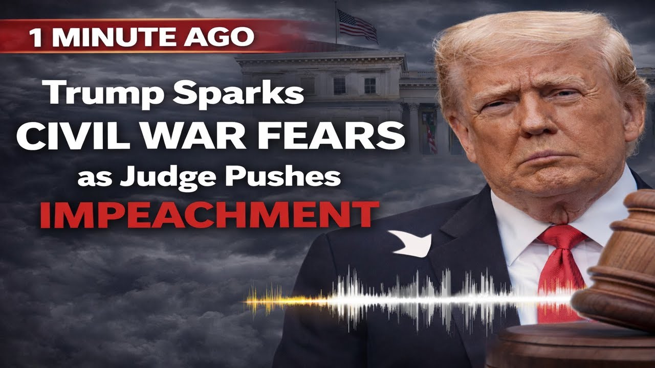 1 MINUTE AGO  Trump Sparks Civil War Fears as Judge Pushes Impeachment 720p