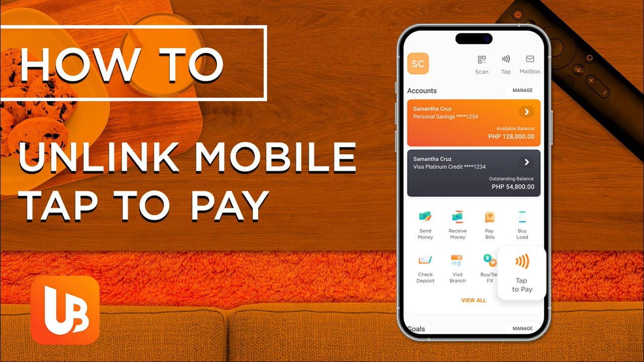 How To Unlink Mobile Tap To Pay
