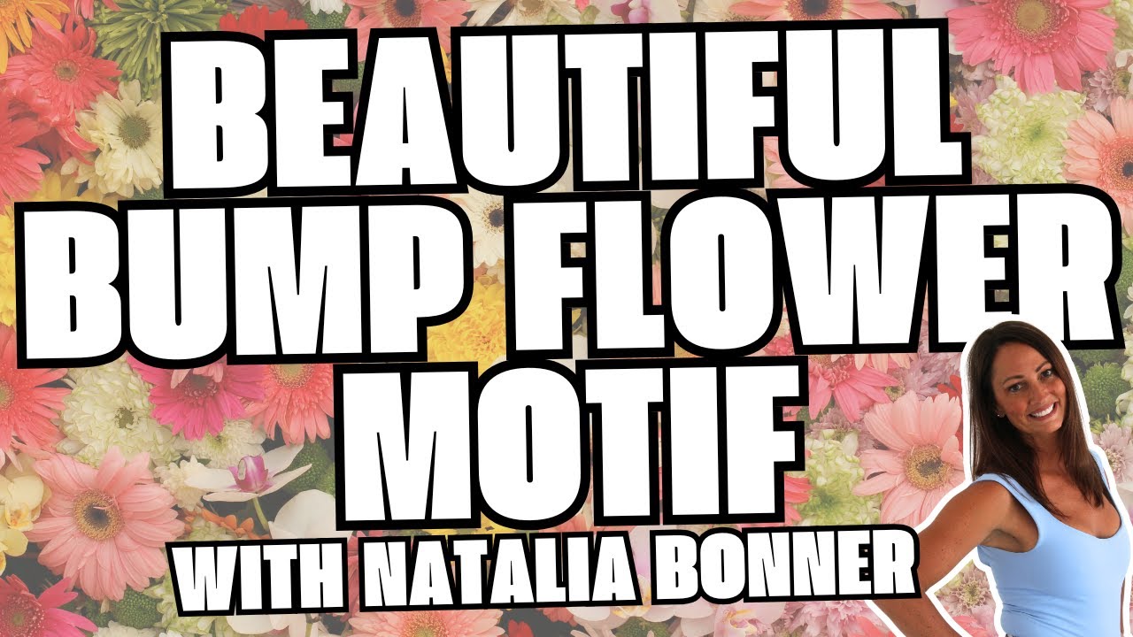 How to Machine Quilt a Beautiful Bump Flower Motif