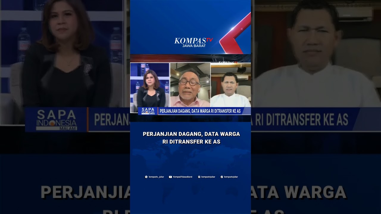 Data Warga RI Ditransfer ke AS Usai Perjanjian Dagang, Siapa Untung? #shorts