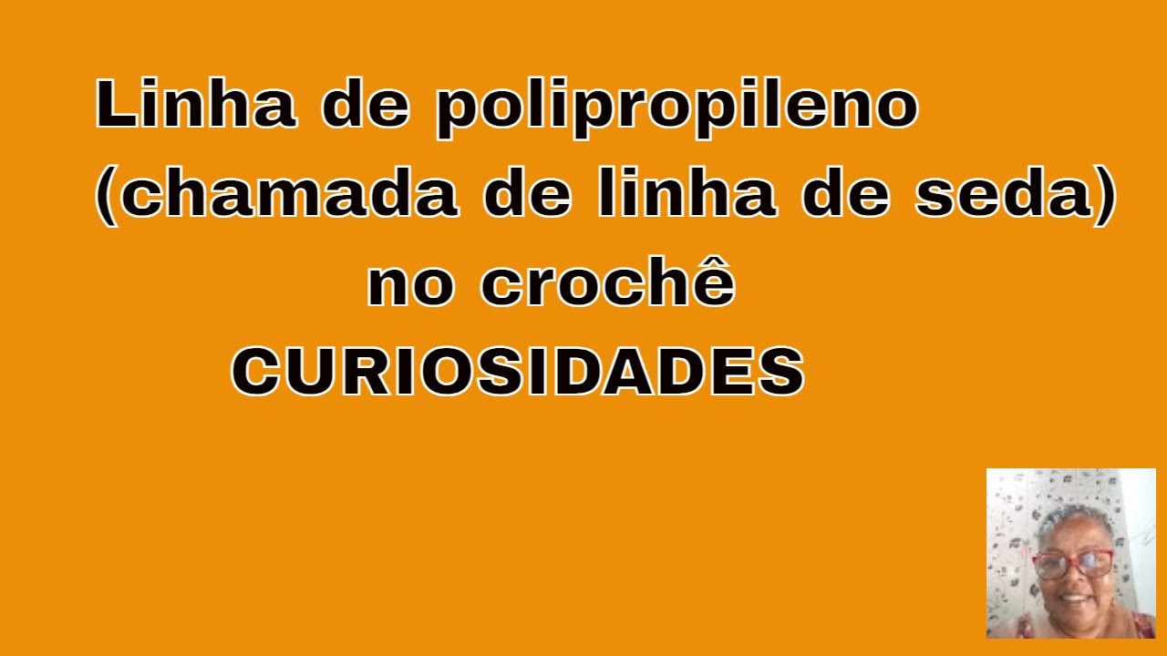 Falando sobre linha de polipropileno para o croch&ecirc;