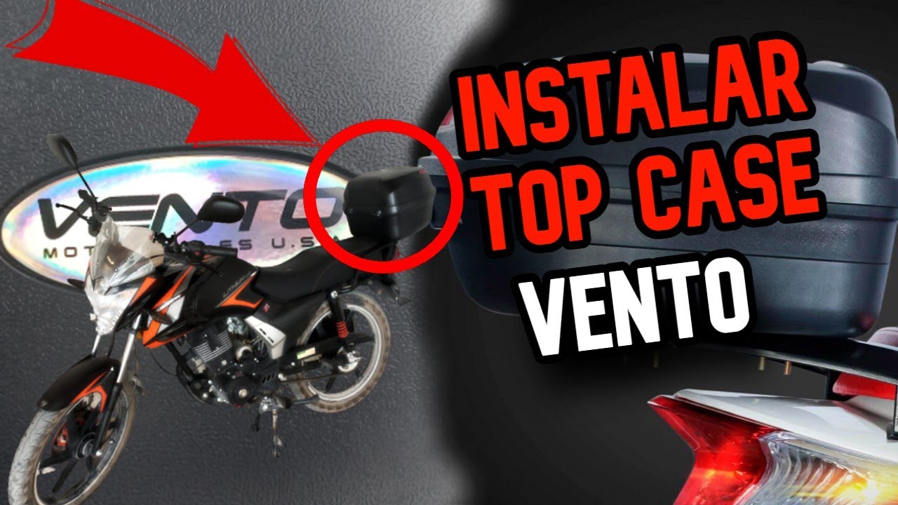 Como instalar CAJUELA de moto VENTO