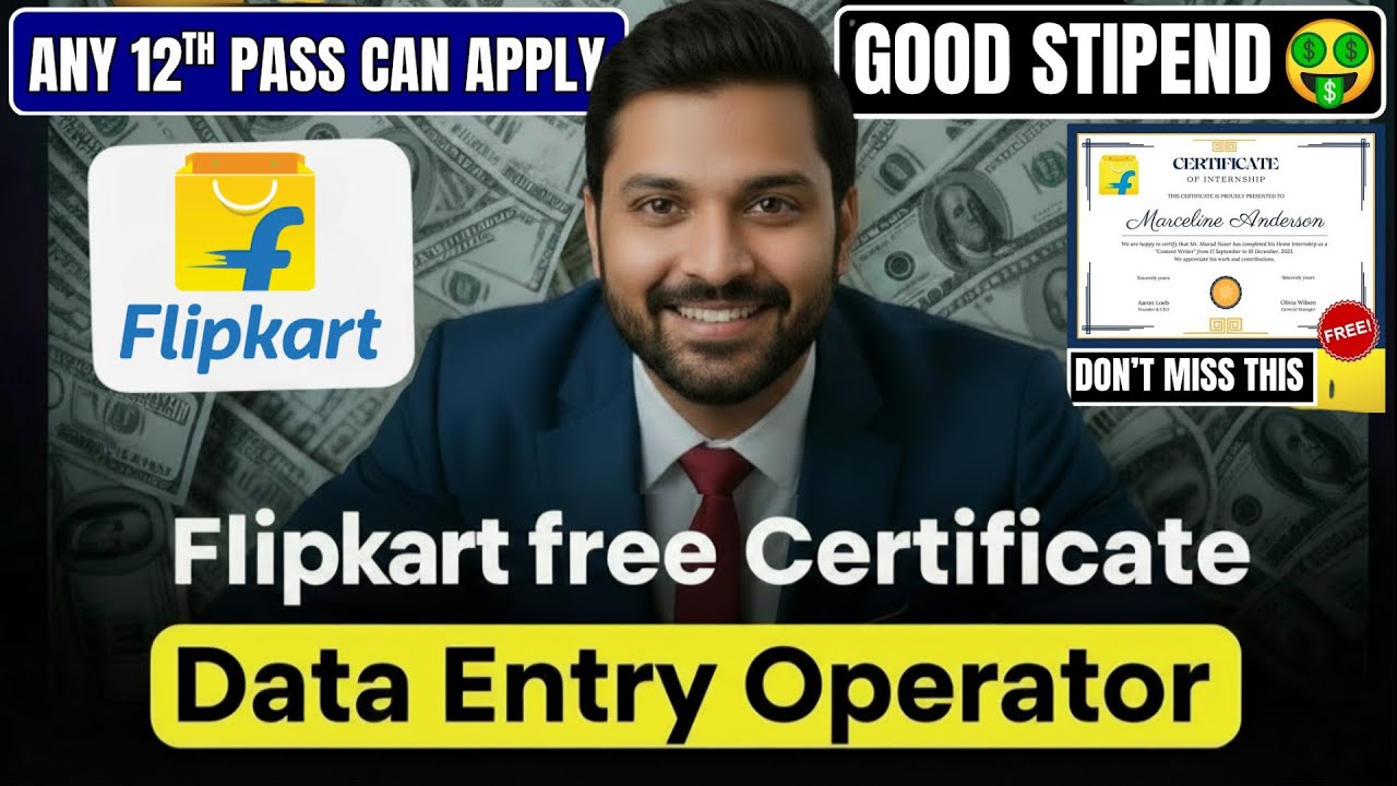 Flipkart Free Program 2025 &ndash; Get Salary + Free Certificate + Real Work Experience!