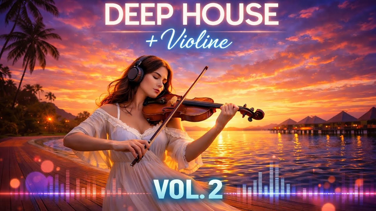 Deep House & Violin 🎻 Melodic Chill Session (1h 38m)