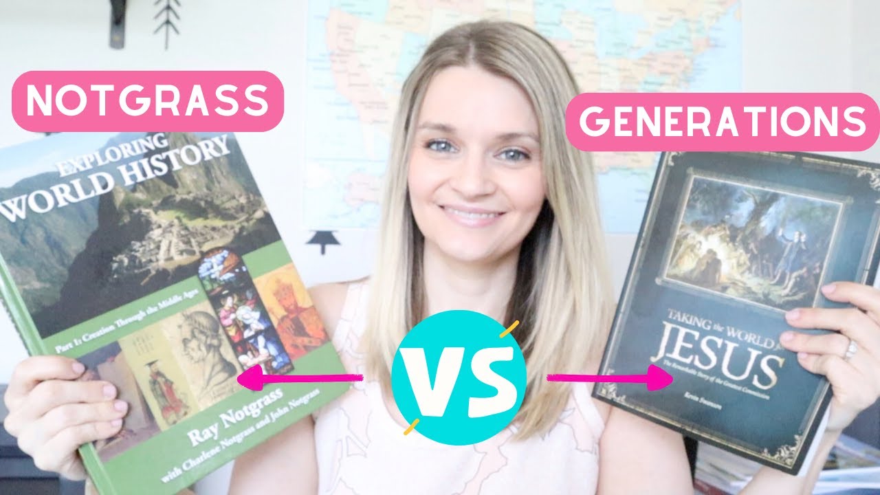 Homeschool History Curriculum Comparison; Notgrass vs Generations | What's the Difference?
