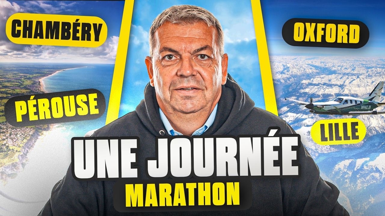 Une journée marathon en avion d'affaires privé !!