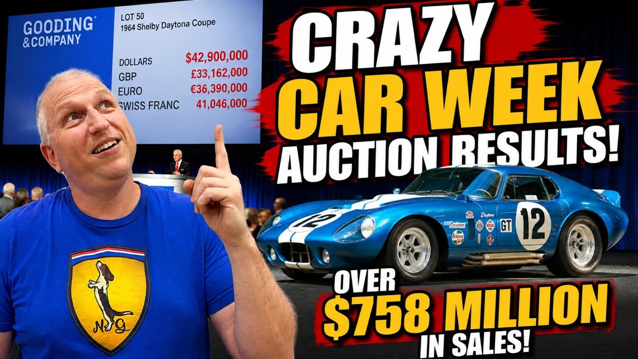 Цены на аукционах Monterey Car Week были ПРОСТО БЕЗУМНЫМИ!