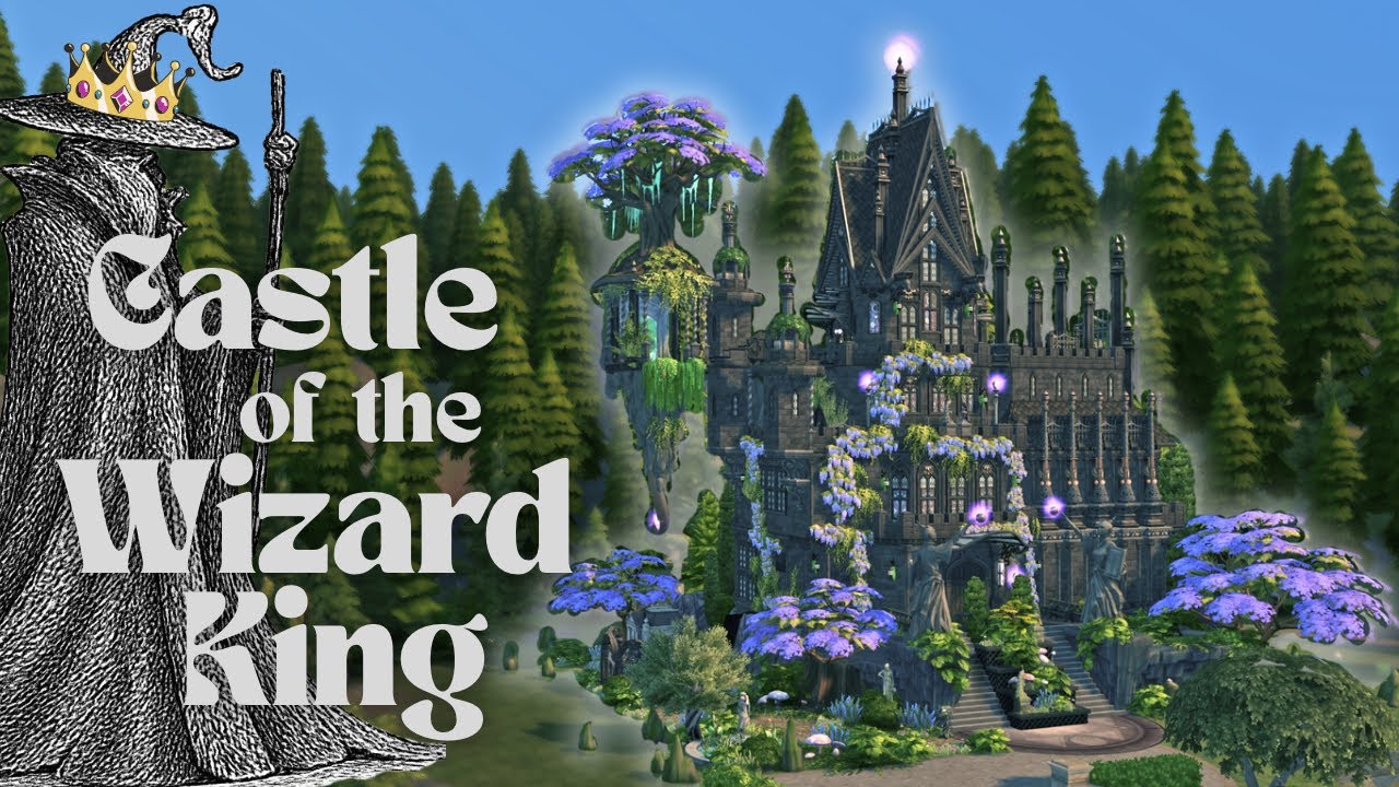 Castle of the Wizard King 👑 The Sims 4 Stop Motion BUILD ✨ No CC