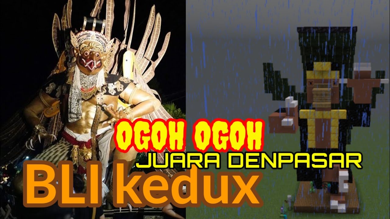 OGOH-OGOH GARUDA MINECRAFT TERINSPIRASI DARI BLI KEDUX JUARA DENPASAR - @LIVVROBERT