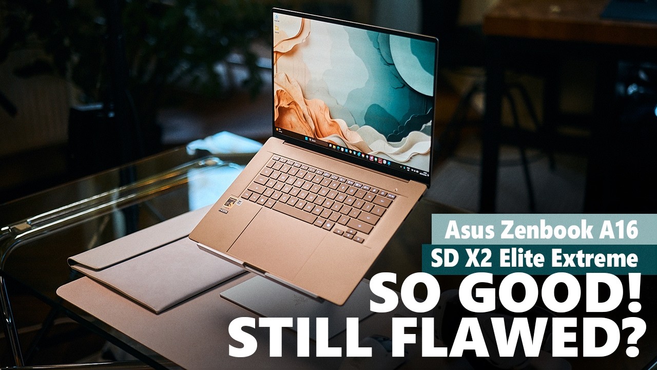 Super light, meets super fast - Asus Zenbook A16 review (Snapdragon X2 Elite Extreme)