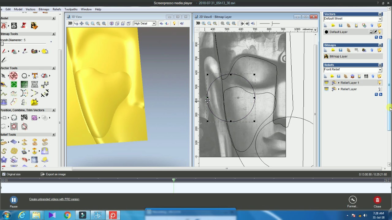 3D FACE MAKING  TUTORIAL FROM IMAGE
