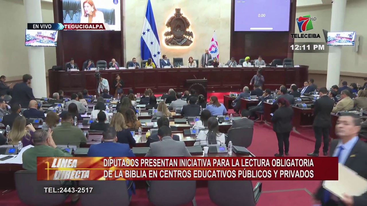 Diputados presentan iniciativa para la lectura obligatoria de La Biblia en centros educativos