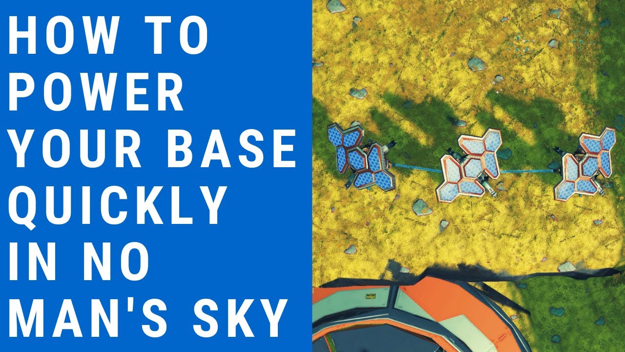 How To Quickly Power Your Base In No Man's Sky