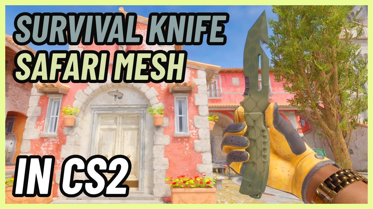 ★ CS2 Survival Knife Safari Mesh | CS2 Knife In-Game Showcase [4K]