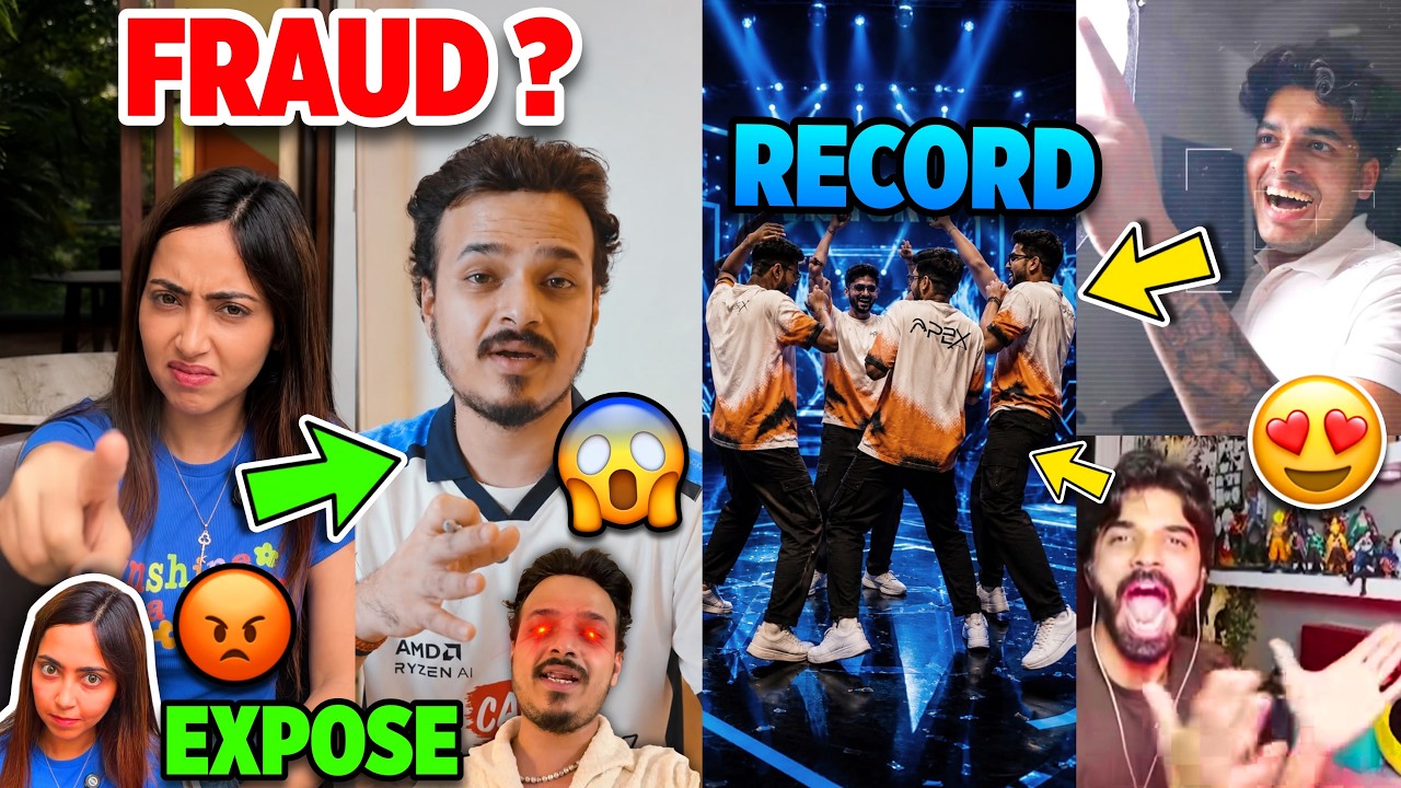 Dark REALITY..😱 Kaashvi EXPOSED 8Bit Thug🥵 Full STORY & All Shocked😡 S8UL, Team APEX GAMING, BGMI