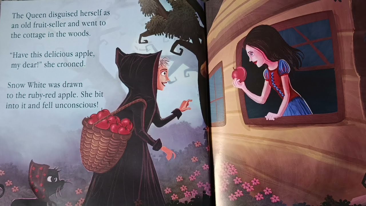 Snow White and the Seven Dwarfs - Reading English Stories for Kids 