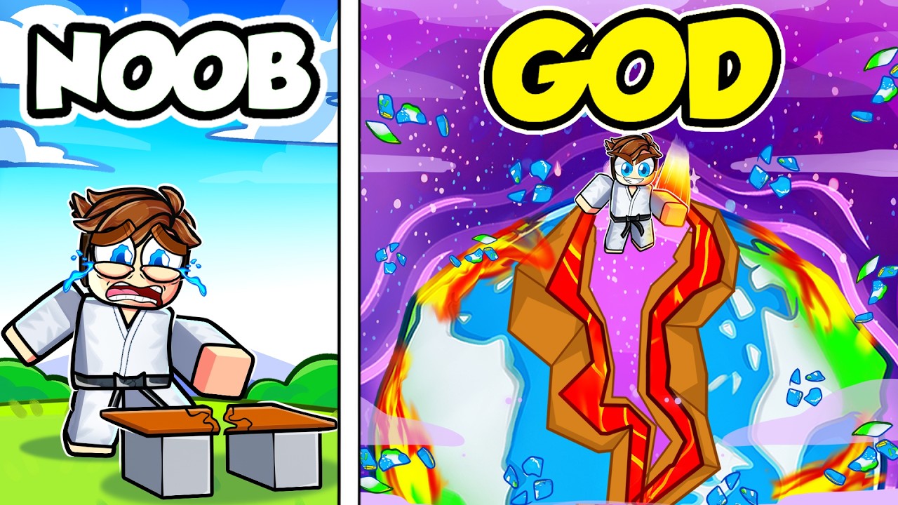 Улучшаем НУБА до БОГА ПАНКЕРА в ROBLOX!