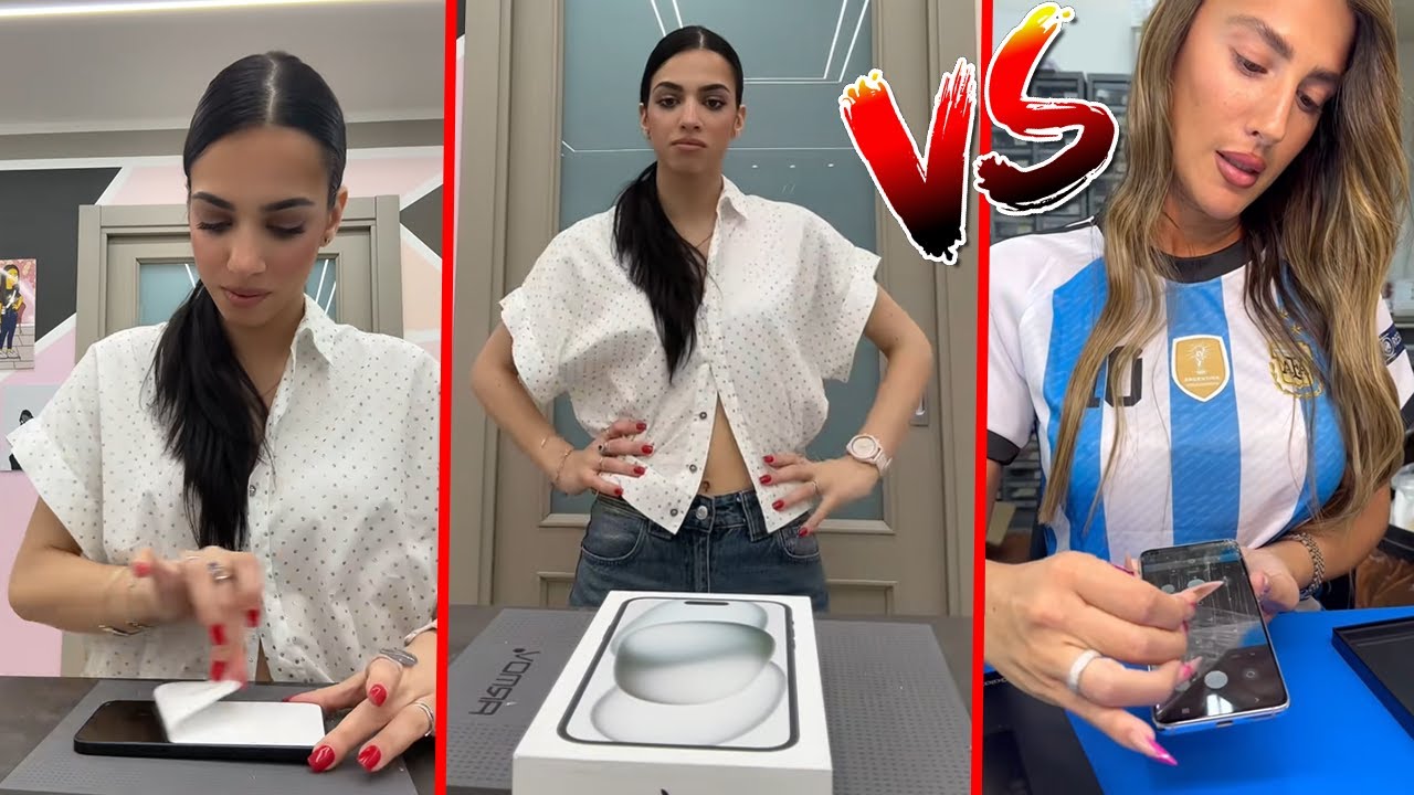 ASMR NEWMARTINA UNBOXING IPHONE VS TAMAR FIX BROKEN SCREEN
