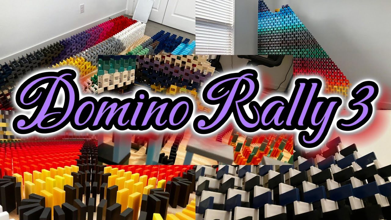 Domino Rally 3 - 28,000 Dominoes, 4 PR's, and 1 World Record - 400 Subscriber Special