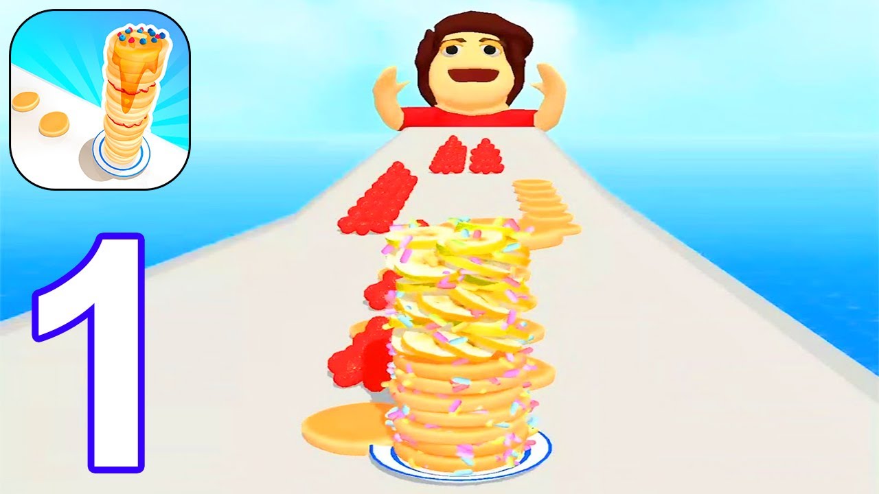 Pancake Run - Gameplay Part 1 All Levels 1-7 (Android, iOS)