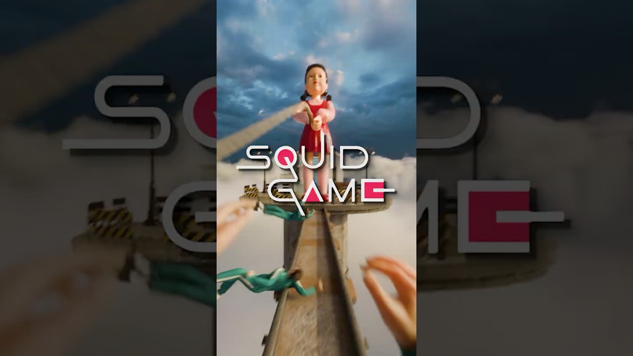 Squid Game Horror &ndash; Jump Rope in the SKY #squidgame #squidgame2  #squidgame3