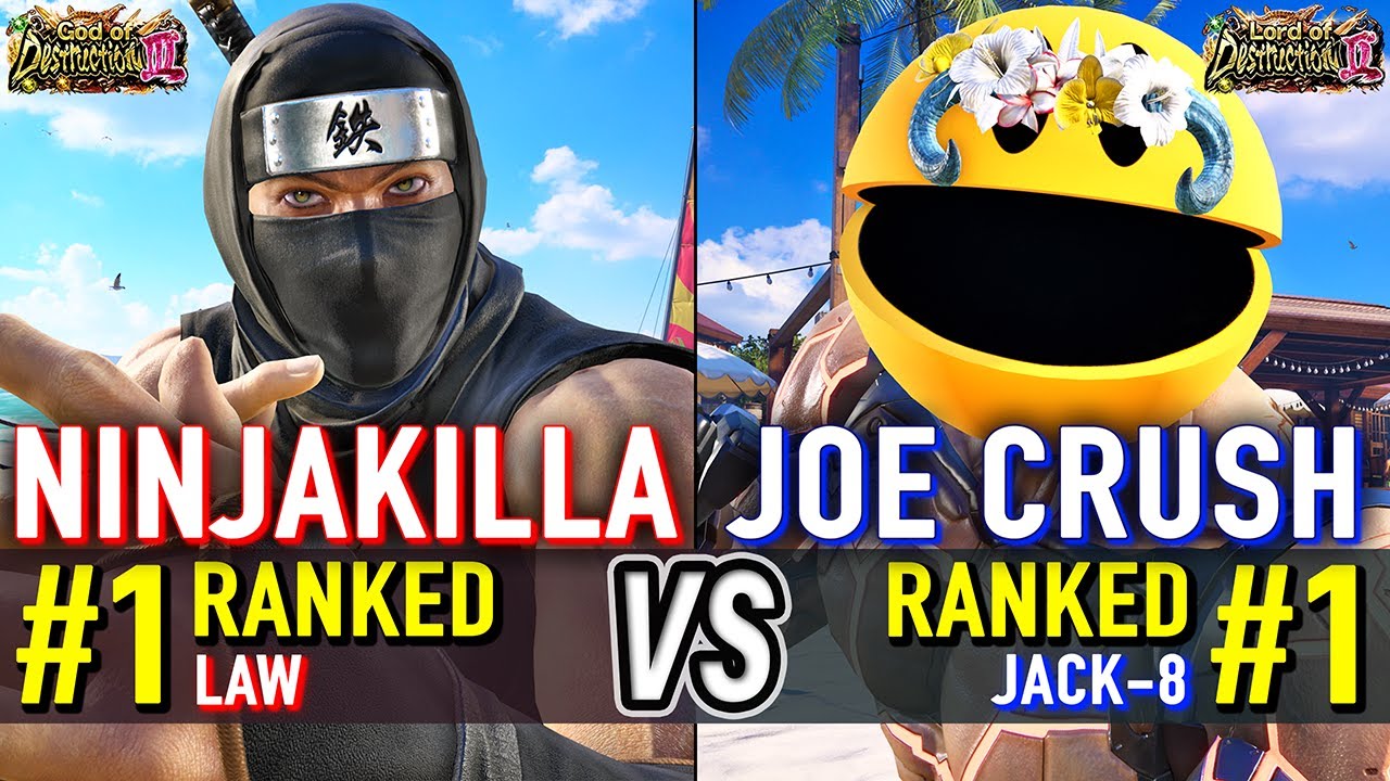 T8 🔥 NINJAKILLA (#1 Ranked Law) vs JOE CRUSH (#1 Ranked Jack-8) 🔥 Tekken 8 High Level Gameplay