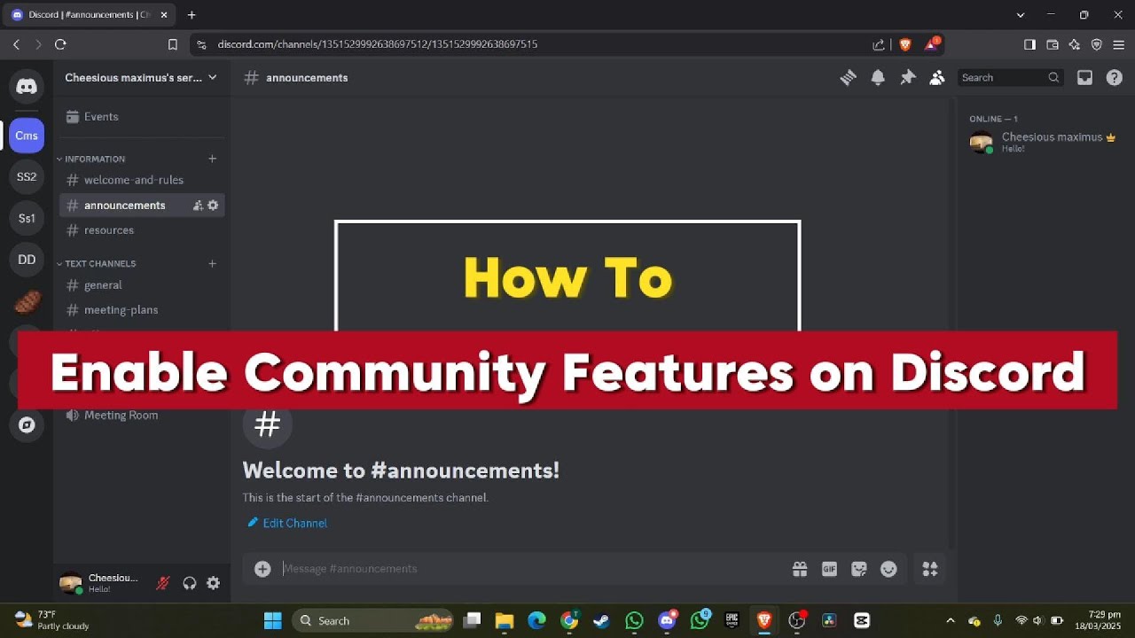 How To Enable Community Features On Discord (Full Guide) 2025