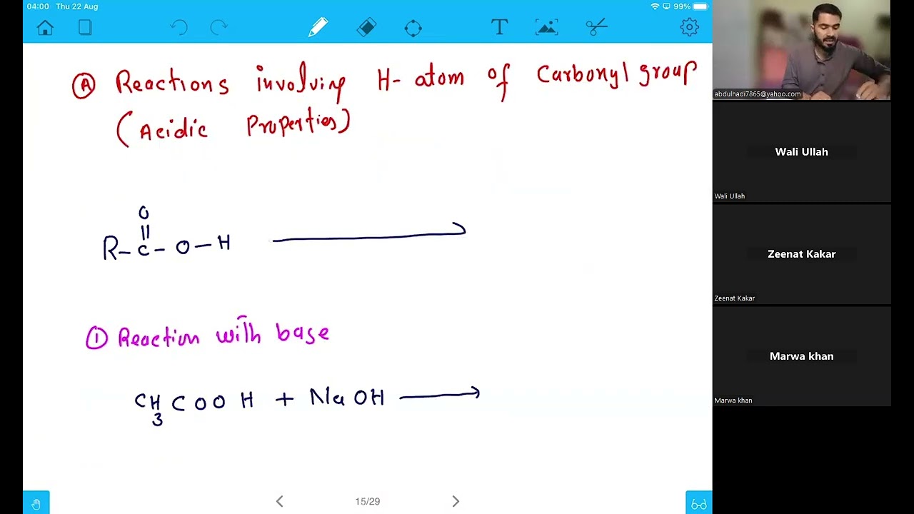 L 2 Reactions of Carboxylic acid