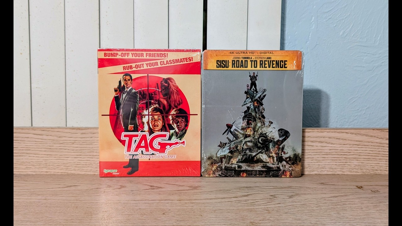 TAG The Assassination Game & SIUS: Road to Revenge Steelbook 4K UHD Blu-Ray Unboxing