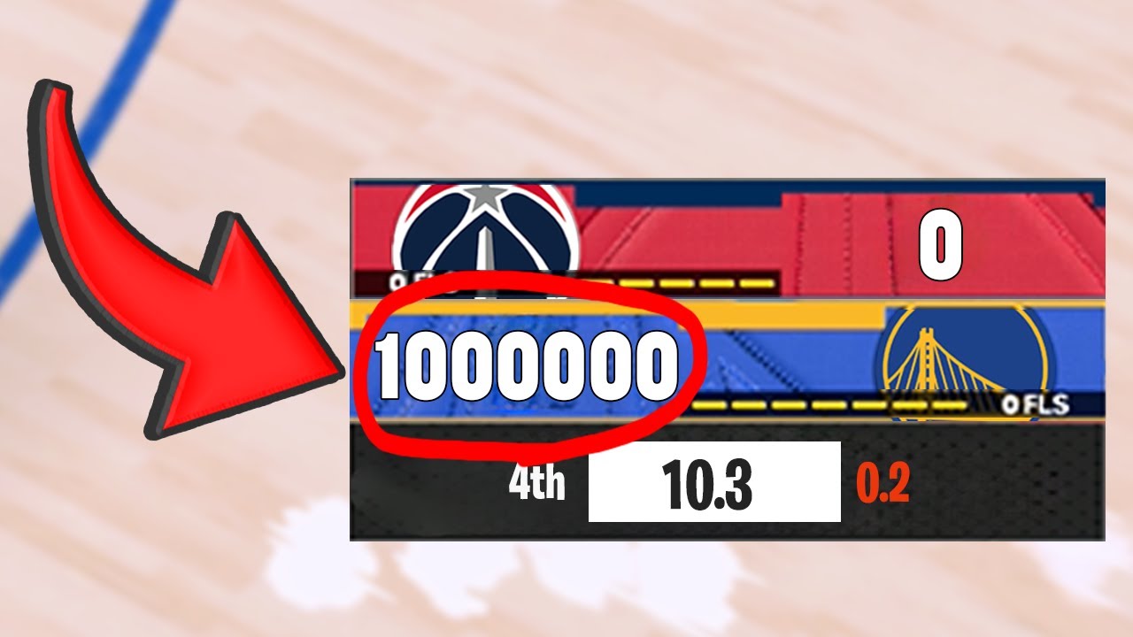 Я набрал миллион очков в игре NBA 2K24