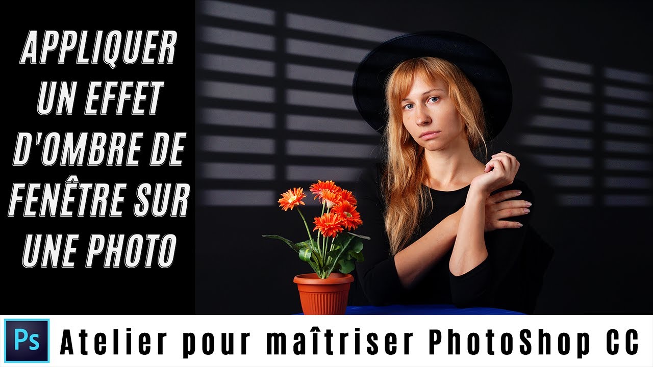 Comment appliquer un effet d'ombre de fenêtre sur une photo avec Photoshop CC.