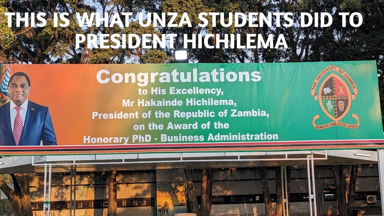 HH ACCEPTS UNZA DOCTORATE | HH's STORY AS A STUDENT| ENCOURAGES ALL STUDENTS