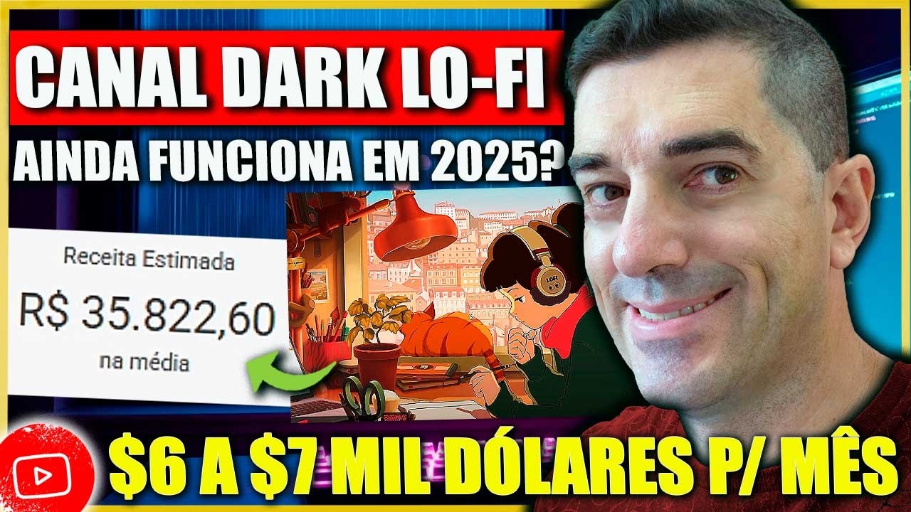 De $6 a $7 mil dólares por mês com CANAL DARK de MÚSICA