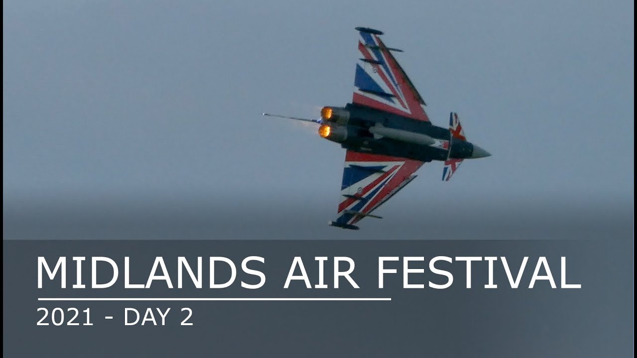 2021 Midlands Air Festival | Day Two | Red Arrows | RAF Typhoon | Raven Display Team