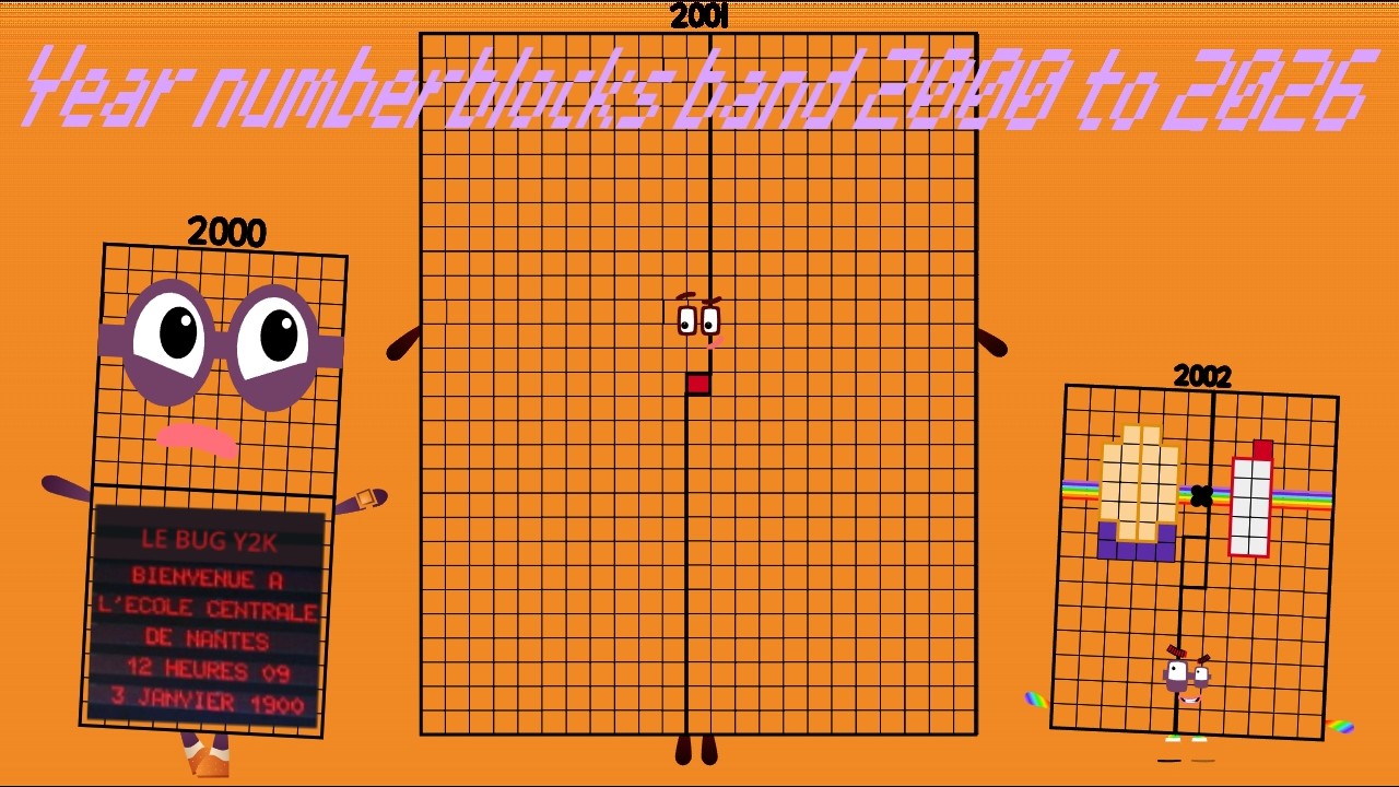year numberblocks band 2000 to 2026